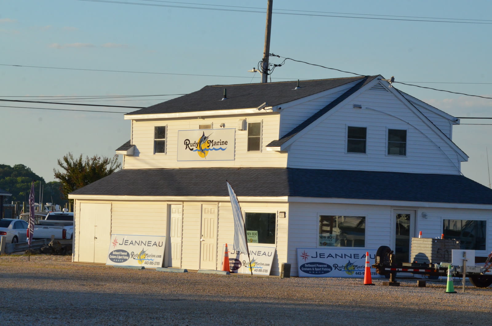 Rudy Marine office at South River Marina, Edgewater MD